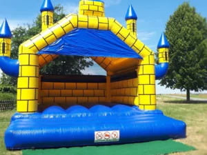 242424ff2f Hüpfburg Ritterschloss Gelb